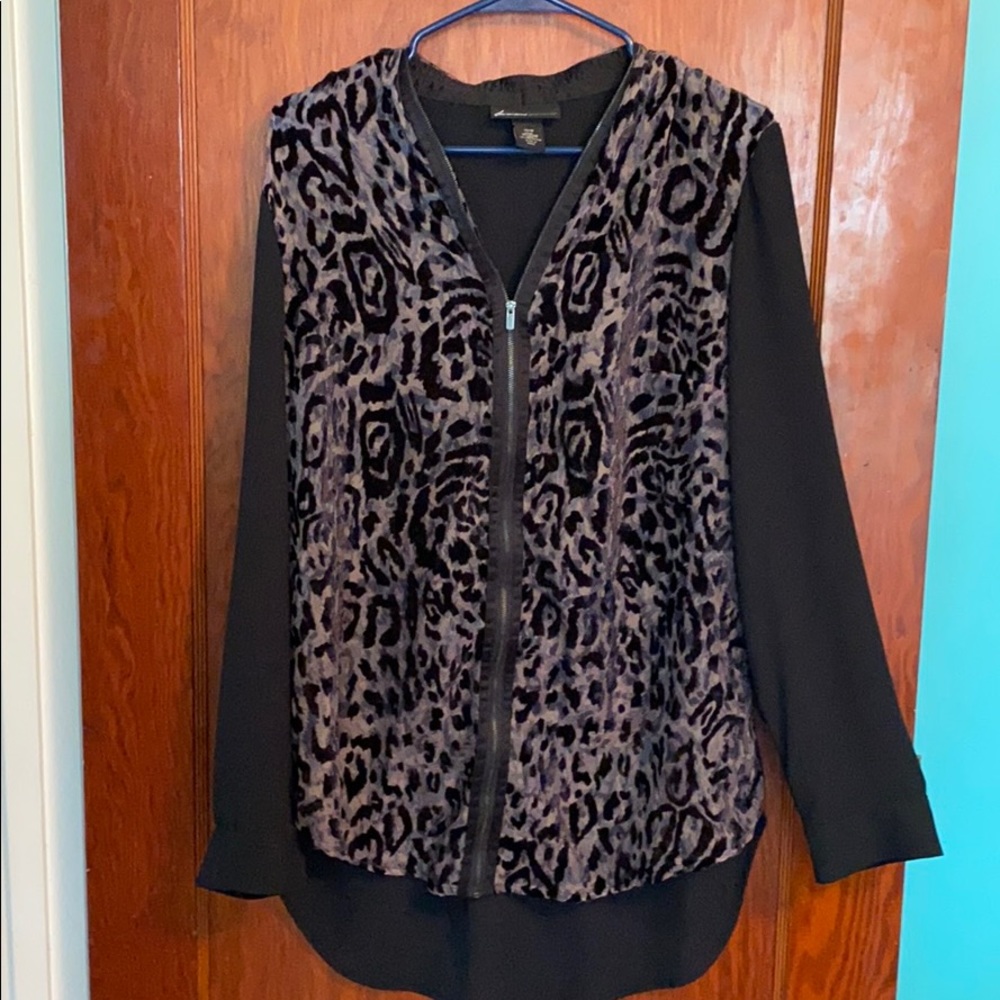 Lane Bryant animal print blouse *NEW PRICE*